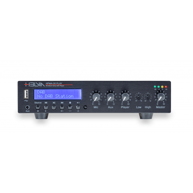 Single Zone 30W Class D Compact Mixer Amplifiers With DAB FM USB BT